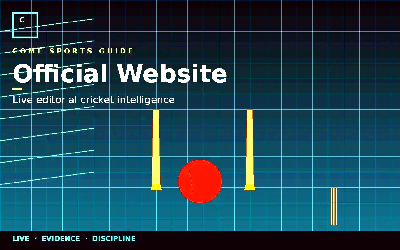 Editorial cricket analysts reporting on domain authenticity and impersonation warning signs